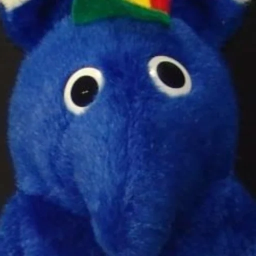 giocattolo, l'elefante blu, l'elefante blu, tommy dolphin toys, elefante giocattolo ventosa