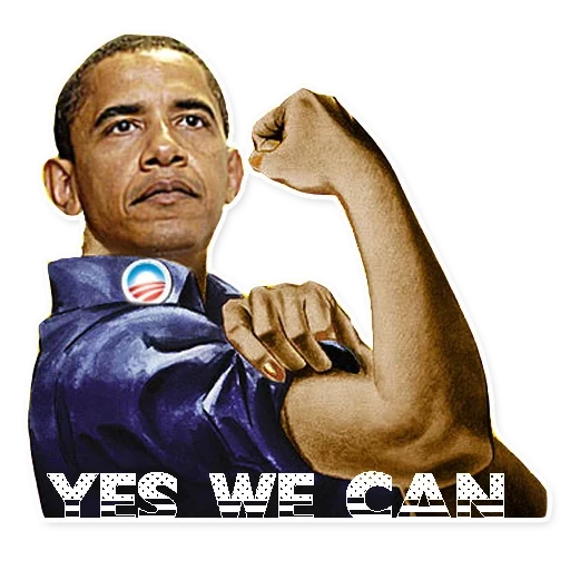 we can, барак обама, обама we can, мем we can do it, обама 2008 yes we can