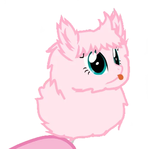puff halus, puff pony yang lembut, anime puff halus, emosi puff yang halus, hewan peliharaan halus