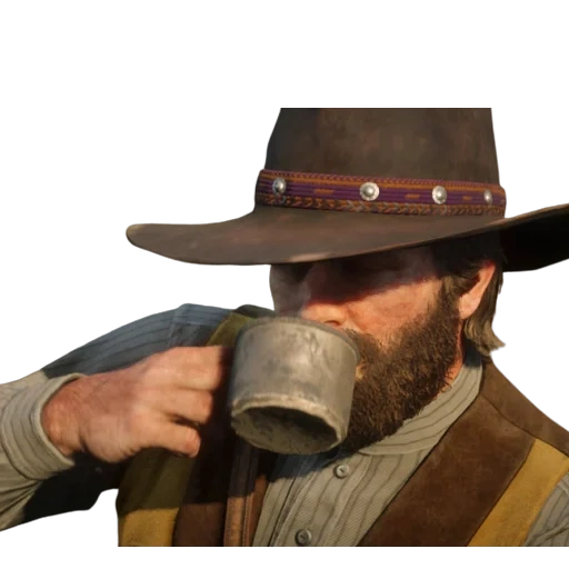 chapéu de cowboy, cowboy sem chapéu, john mattson rdr2, red dead redemption 2