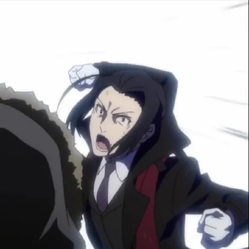 chuya akutagawa, mori fukuzawa, des chiens errants, akutagawa de chiens errants, personnages grands chiens errants