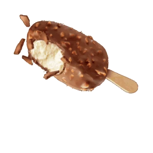 ice cream is eskimo, ice cream chocolate, chocolate ice cream, ice cream chocolate with a white background, ice cream alpen gold eskimo