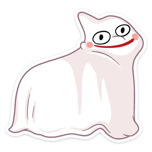 gato, fantasma de color, fantasma de color, fantasma asustado, fantasma de gato pintado