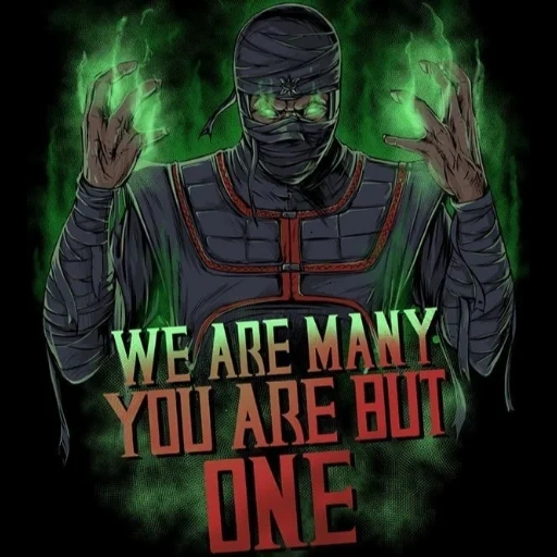 мортал, mortal kombat, ермак мортал комбат, мортал комбат плакат, we are many you are but one