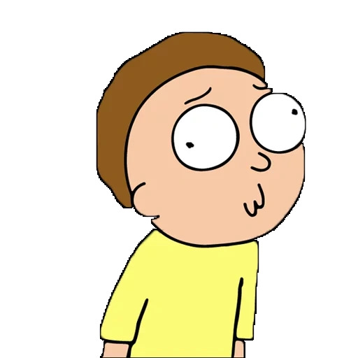 morty, rick morty, le visage de morty, morty head, bouge le visage de morty