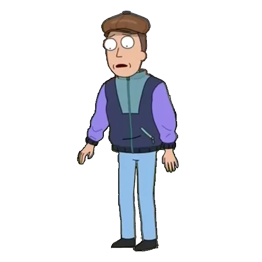 rick, hommes, rick morty, jerry smith, le personnage de rick morty