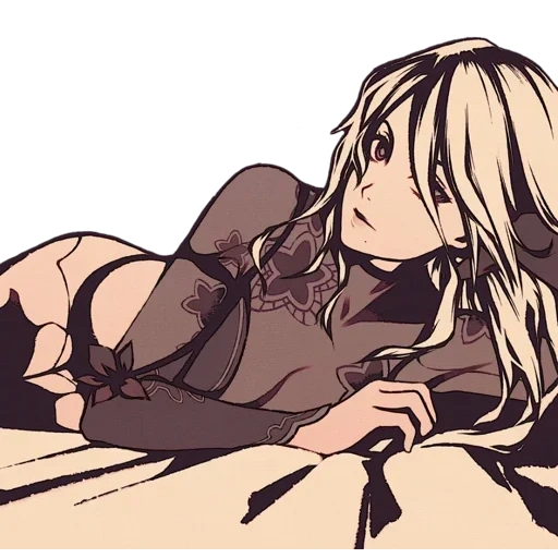 figura, imagem de anime, drakengard kene