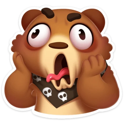 orso, orso, mishka motya, emoji bear
