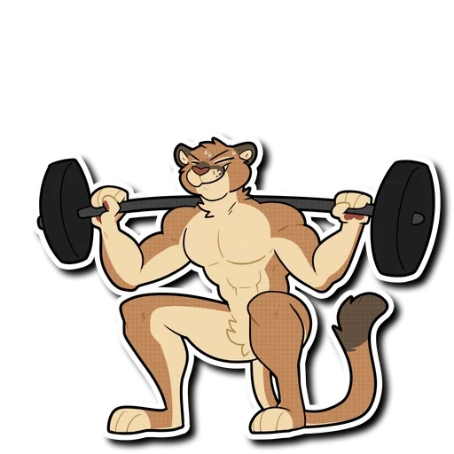 young man, gym frie, frie beaver, krunchycroc, frie's muscle