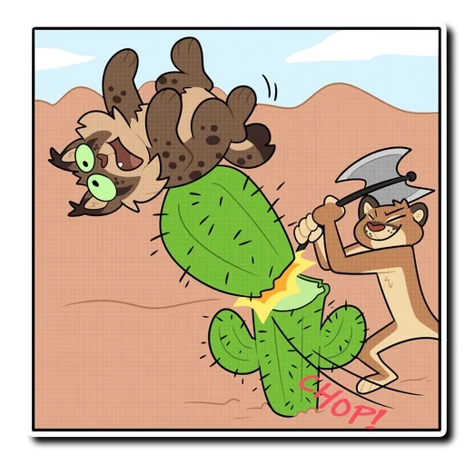 cactus, caricatures, bande dessinée drôle, humour comique, drôle de bande dessinée