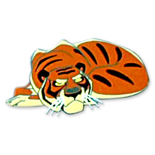 tiger, tiger sherkhan, vector tiger, sherkhan tiger mowgli