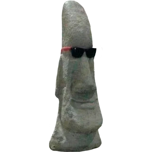 moai, humano, figura, piedra divertida, no me importa una piedra
