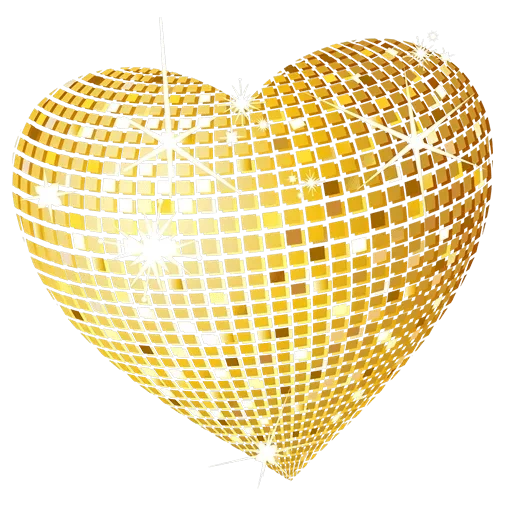 gold glitter, сердце желтое, сердце золотое, сердце прозрачное, сердце золото грани