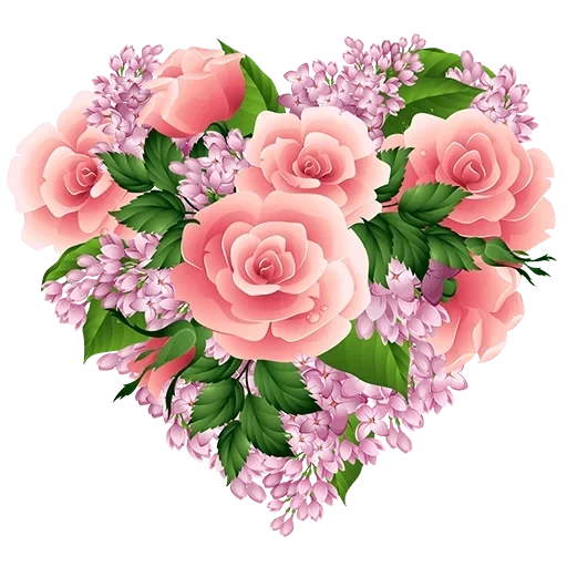букет цветов, розовые цветы, цветочный букет, цветы векторные, цветы прозрачном фоне