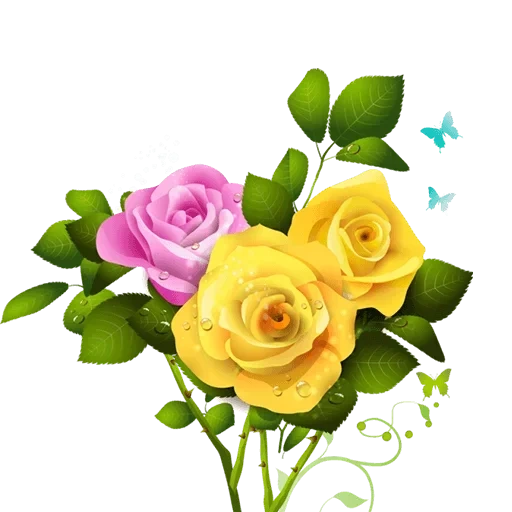 розы желтые, клипарт цветы, цветы желтые розы, букеты желтых роз, цветы прозрачном фоне