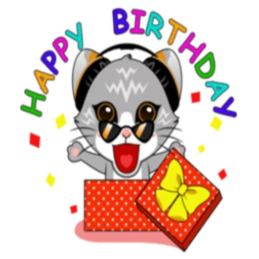 raccoon, happy birthday, happy birthday card, happy birthday raccoon, raccoon congratulates on his birthday
