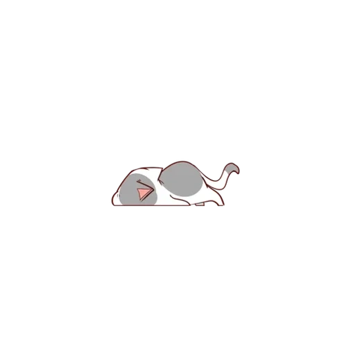 gato, ratón, circulo, ilustración del ratón, samsung es un ratón fugitivo