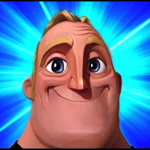 a happy face, the face of mr exceptions, mr incredible becoming canny, exclusive happy meme mr, mr special meme's happy face