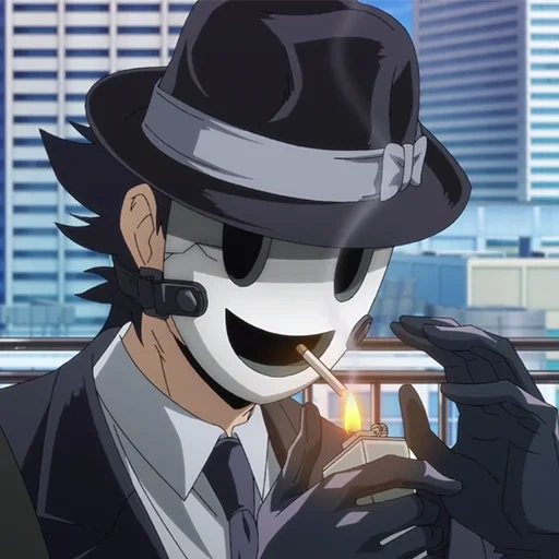 sniper mask, sniper masque anime, sniper yuka makoto, sniper masque anime, masque de tireur d'élite anime meilleur pfps