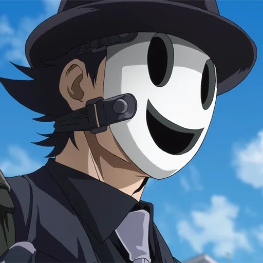 sniper mask, персонажи аниме, снайпер маска аниме, tenkuu shinpan маска снайпер, мистер снайпер tenkuu shinpan