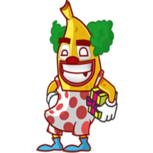 der clown, cartoons, die personen, joker kettensäge, der dumme clown vektor