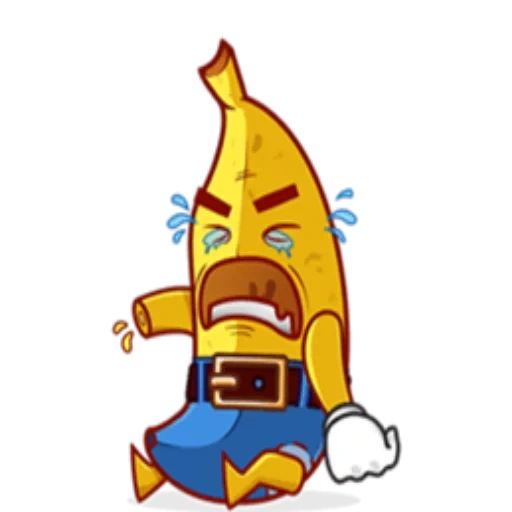 pisang, pisang, anak laki-laki, pisang menari, ilustrasi banan