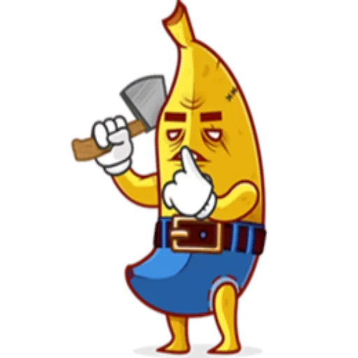 plátano, plátano, hombre, banana bailando, ilustraciones de banano