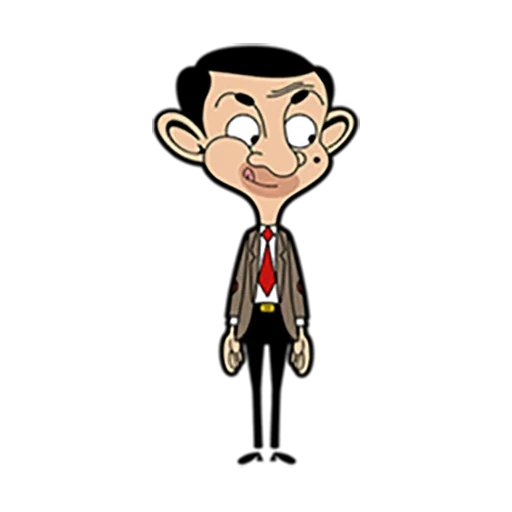 mr bean, kartun mr bean, seri animasi mr bean, mr bean cartoon bear, karakter kartun mr bean