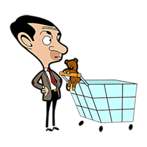 tuan bean, mr bean, mr bean cartoon, kartun kucing yang baik, kartun mr bean