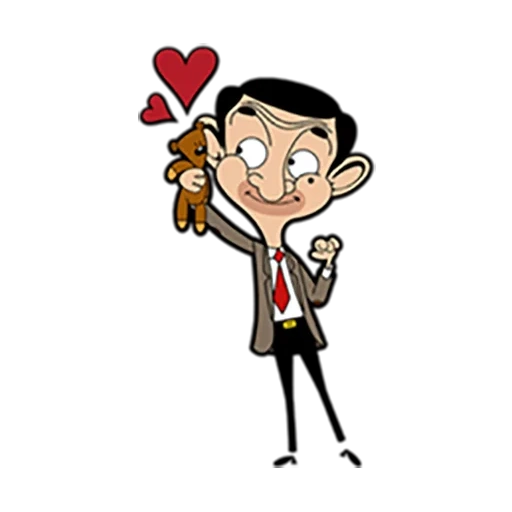 signor bean, avatar di mr bean, cartoon di mr bean, serie animata di mr bean, mr bean freddy cartoon