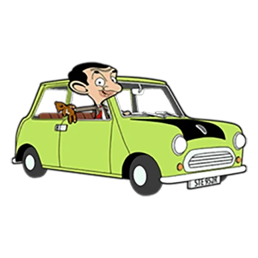 signor bean, mister car wash, mr bean machine, macchina serie animata mr bean, mappa dell'auto di mr bean