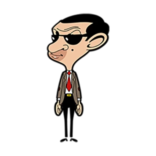 mr bean, mr bean cartoon, kartun mr bean, seri animasi mr bean, karakter kartun mr bean