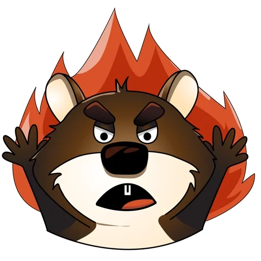 mapache, animación, raccoon rocco, emblema del mapache