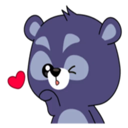 anime, beruang perawatan, bear clipart, beruang yang cermat, beruang beruang yang cermat