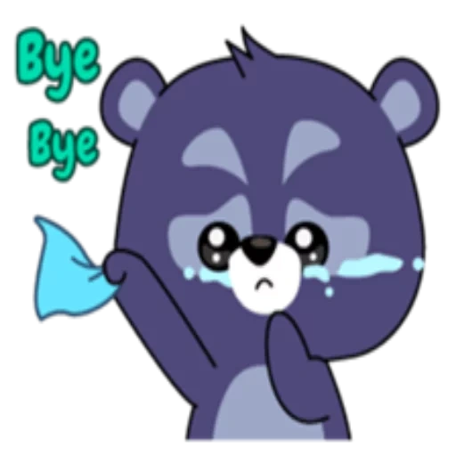 anime, bear, characters, bear clipart, careful bears