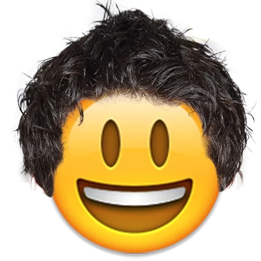 emoji, emoji, emoji bouclé, emoji shaggy