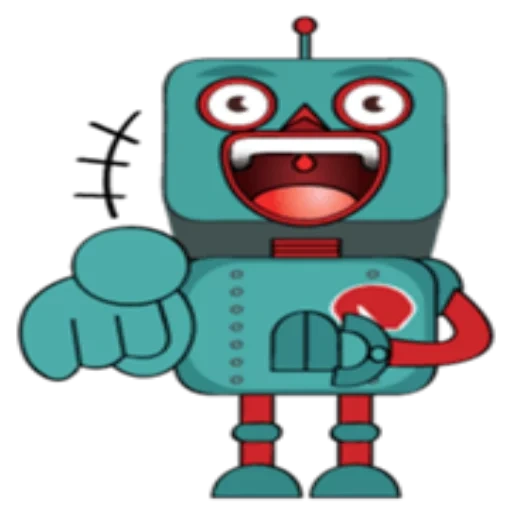 robô, robot, ilustração do robô, robô de cabeça chata