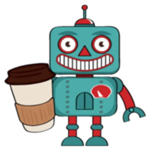 der roboter, toy robot, die rolle des roboters, illustrationen für roboter, vektor schreibmaschinenroboter