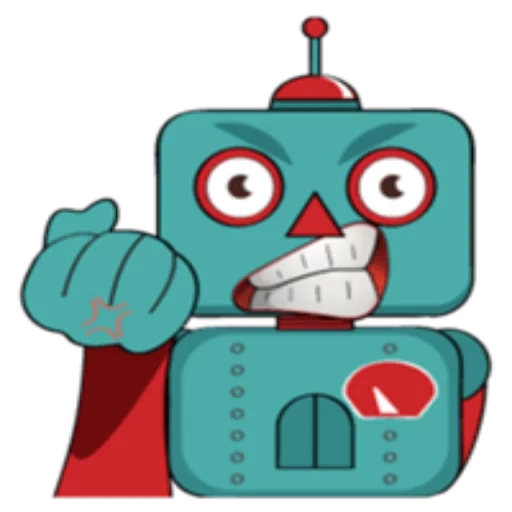 robot, robot emoji, testa robot, robot emoji, illustrazione del robot