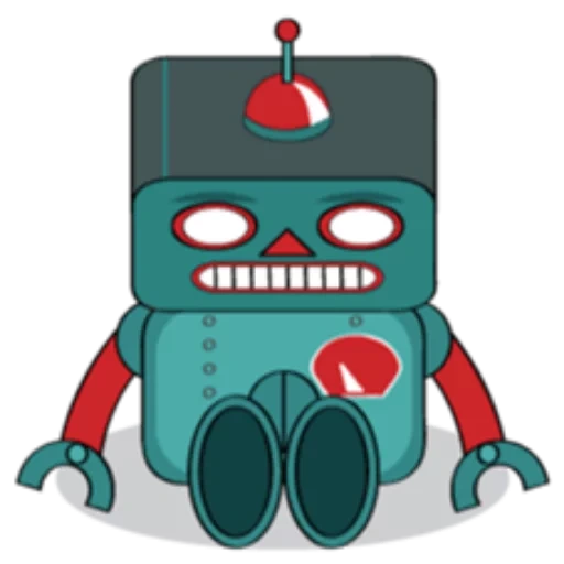 robot, robot, robotnya marah, robot emoji, vektor robot