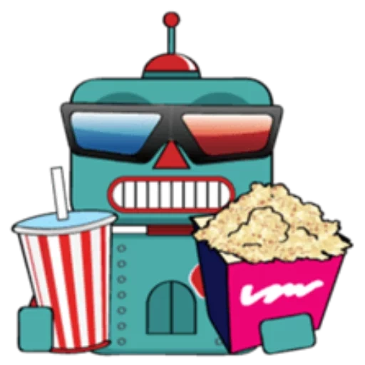 popcorn, das popcorn-muster, popcorn eyes, rico popcorn muster, 3d illustrationen für popcorn