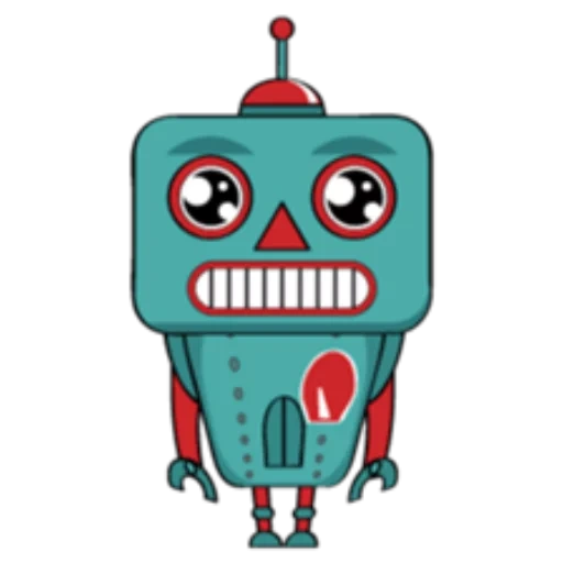 robot, robô bonito, robô de desenho animado, robô yuan denton, robô bonito desenho animado