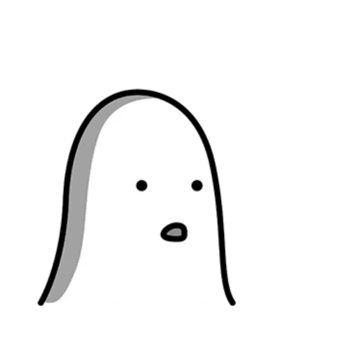 привидение boo, white ghost, темнота, нечто стикер, приведение