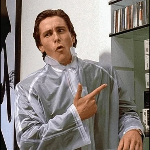 christian bale, know your meme, christian bale american psycho