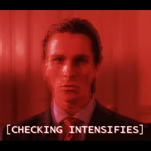 focus camera, christian bale, patrick bateman