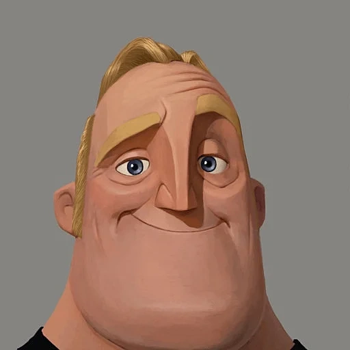 père des super plaisantes, un homme des super familles, memes 2021 visages terribles, super famille bob parr, mème monsieur exceptionnel joyeux