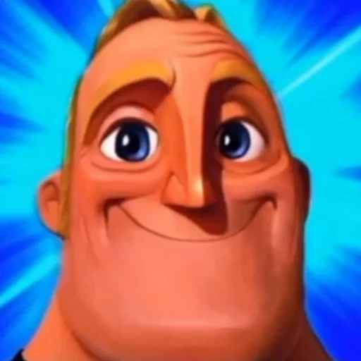 incredible, mr incredible uncanny meme, mr incredible becoming canny, the face of mr exceptions, mr special meme's happy face is fierce