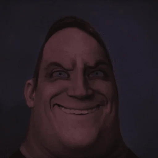 mr incredible canny template, mister's extraordinary happy face meme