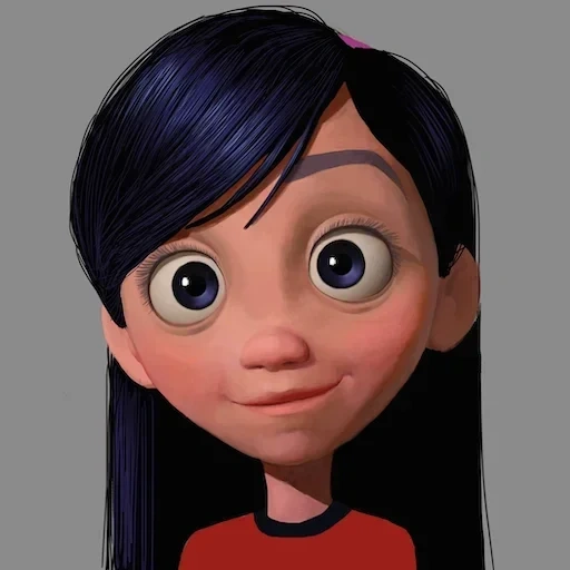 violeta, violetta parr, violetta de super familia, personajes de super familia