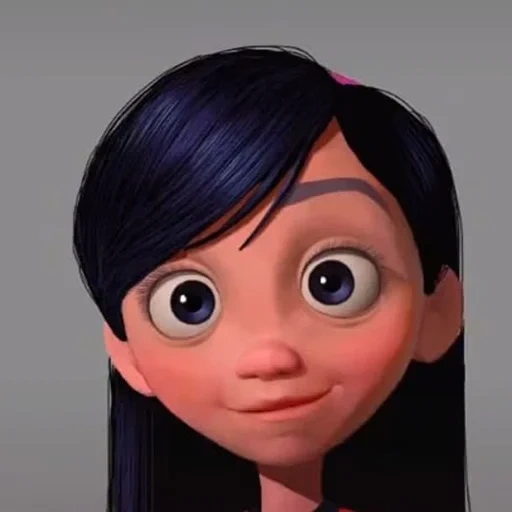 violet, face is a template, violetta parr, super family violetta, super family characters